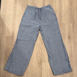 Old Navy wide leg high rise linen pants